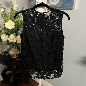 Black Guipure top small size